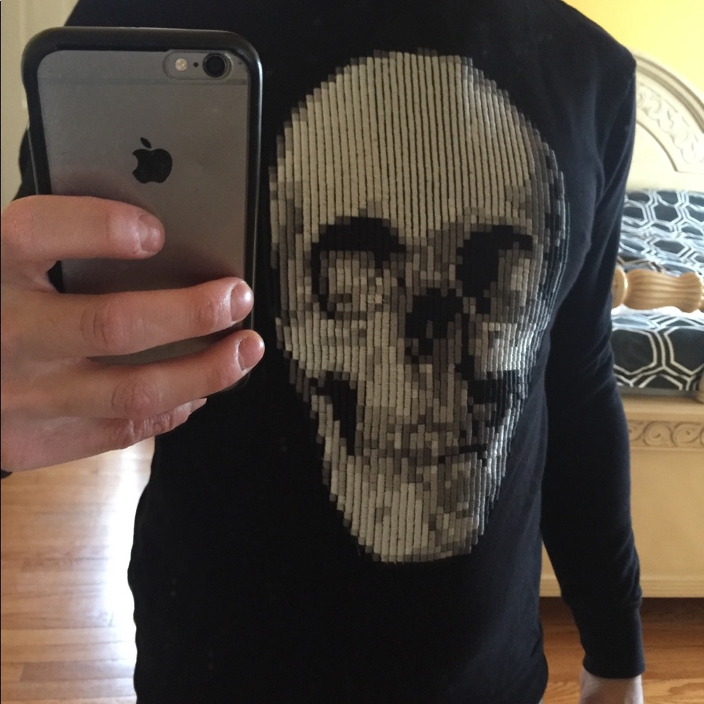 ZARA MAN  Digital Skeleton Sweater